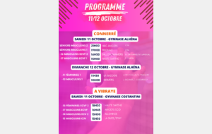 PROGRAMME DU WEEK-END