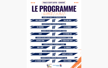 FINALES COUPE SARTHE 23/24 MAI 2026