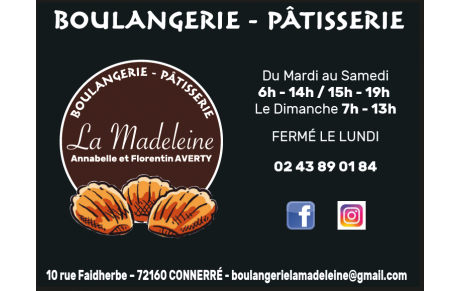 BOULANGERIE LA MADELEINE
