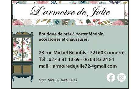 L'ARMOIRE DE JULIE